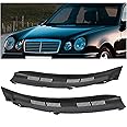 KUAFU Windshield Wiper Cowl Compatible with 1995-2003 Mercedes-Benz E-Class W210 Replacement for 2108311058 and 2108310958 Windshield Wiper Cowl Screen Cover