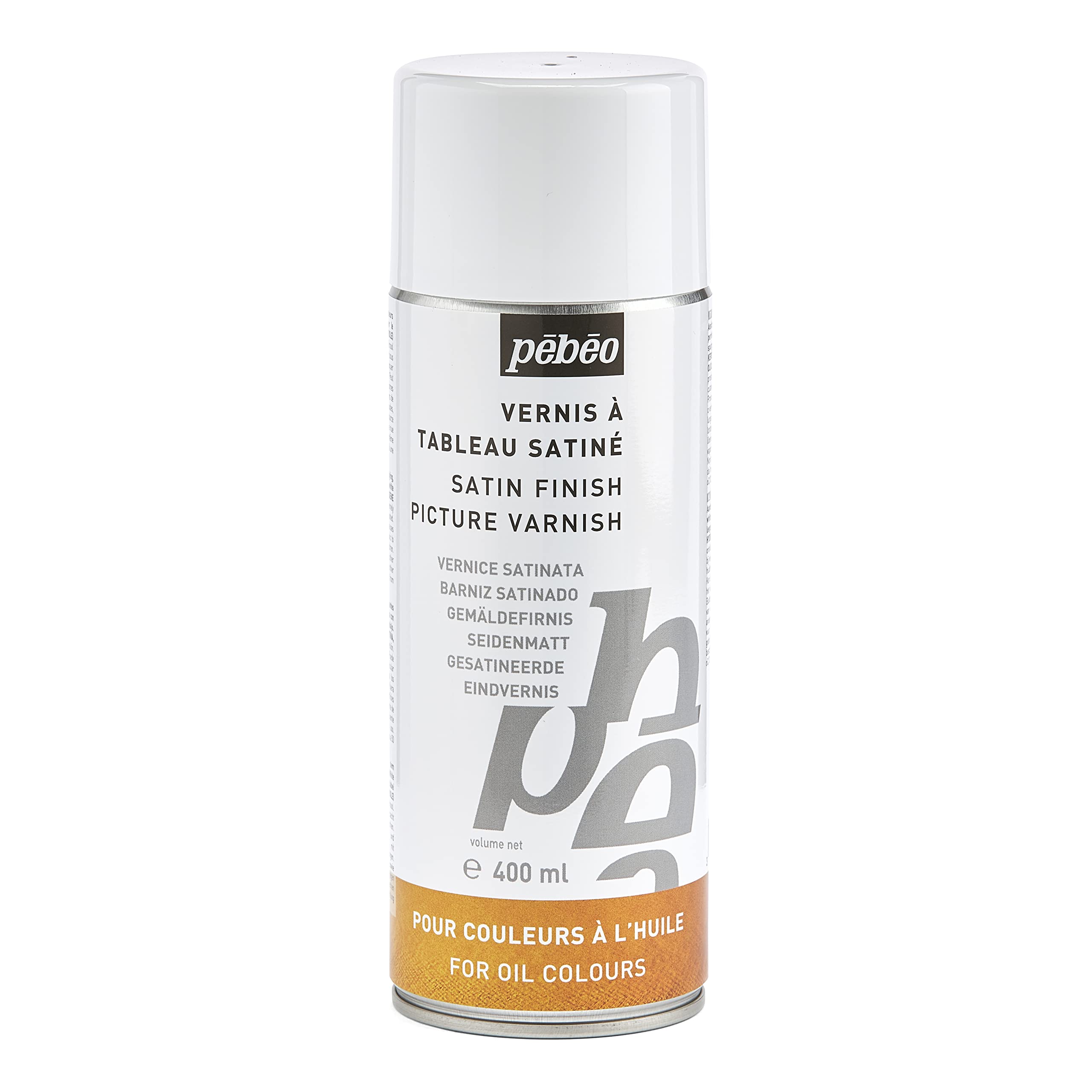 Pebeo 650807 400 ml Satin Picture Varnish Spray, Transparent