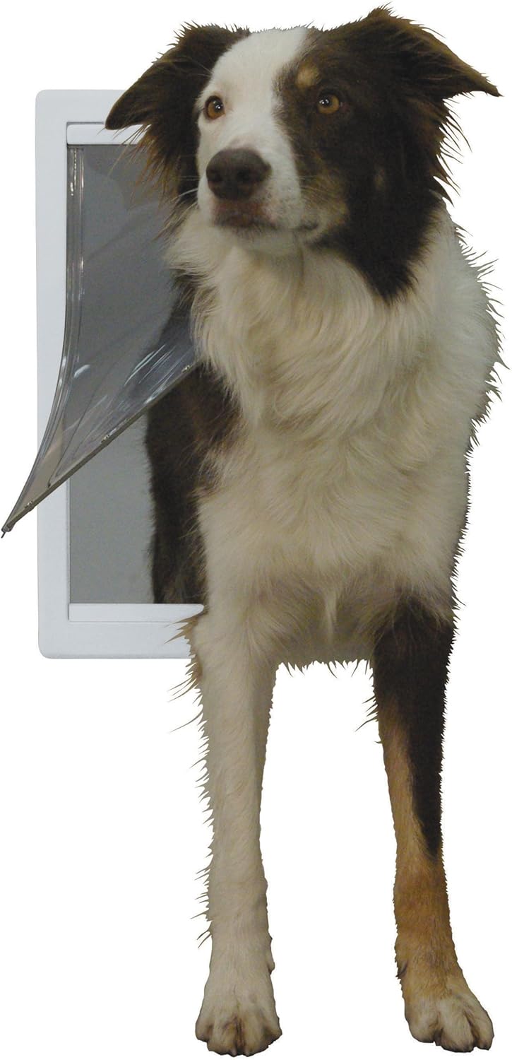 Ideal Pet Products Designer Series Plastic Pet Door with Telescoping Frame, Small, 5" x 7" Flap Size : Pet Supplies