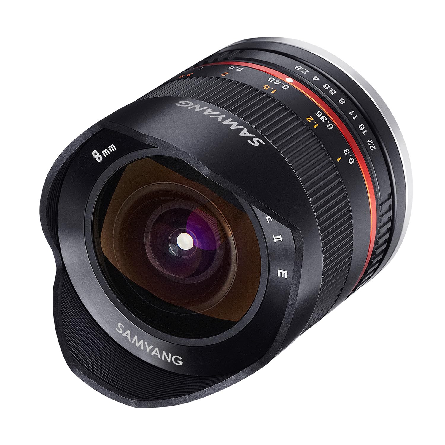 SAMYANG 単焦点魚眼レンズ 8mm F2.8 II ブラック フジフイルム X用 APS-C用商品画像