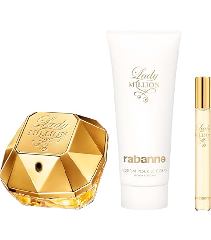 Amazon.com : Paco Rabanne Lady Million Gift Set 2.7oz (80ml) EDP +