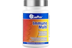 CanPrev Immuno Multi, 90 Veg Caps, 30-Day Supply - Vegan and Non-GMO - Daily Multivitamin with N-Acetyl-Cysteine and 21 Essen