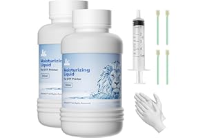 GEVANCY DTF Printer Moisturizing Solution 500ml – Printhead Maintenance Fluid for Inkjet Nozzle Care & Clog Prevention, Compatible with Epson L1800 R1390 L805–Extends Printhead Life