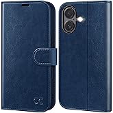 OCASE Compatible with iPhone 17 Wallet Case, PU Leather Flip Folio Case with Card Holders RFID Blocking Kickstand [Shockproof TPU Inner Shell] Phone Cover 6.3 Inch 2025, Blue