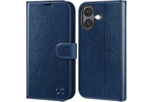 OCASE Compatible with iPhone 17 Wallet Case, PU Leather Flip Folio Case with Card Holders RFID Blocking Kickstand [Shockproof TPU Inner Shell] Phone Cover 6.3 Inch 2025, Blue