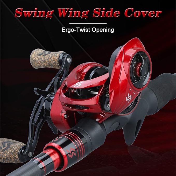 pink baitcaster combo