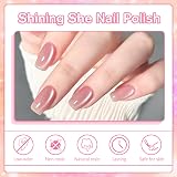 Shining She Cat Eye Gel Nail Polish 4 Nude Pink Red 8 ml Magnetic Set view 4
