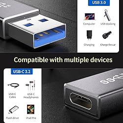 ULTIENCE [10Gbps] USB 3.2 High-Speed USB C to USB A