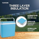 TANNESS 24L Cool Box Insulated Portable Ice Cooler for Outdoor Use view 2
