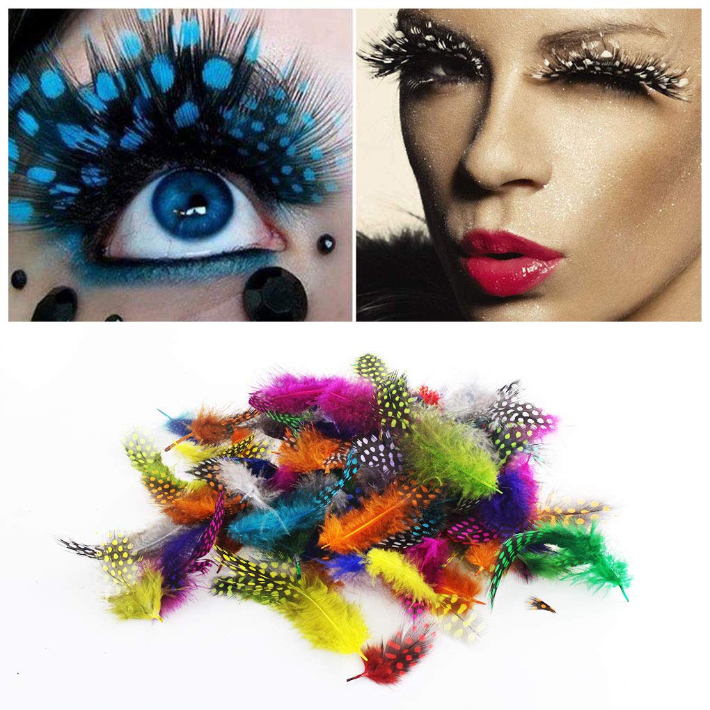 Bunte Federn, 180 Stück Deko-Federn für DIY Hochzeit Feder Basteln Federn Halloween Fest versch - Ideal als Dekoration zum Karnival für Masken und Kostüme