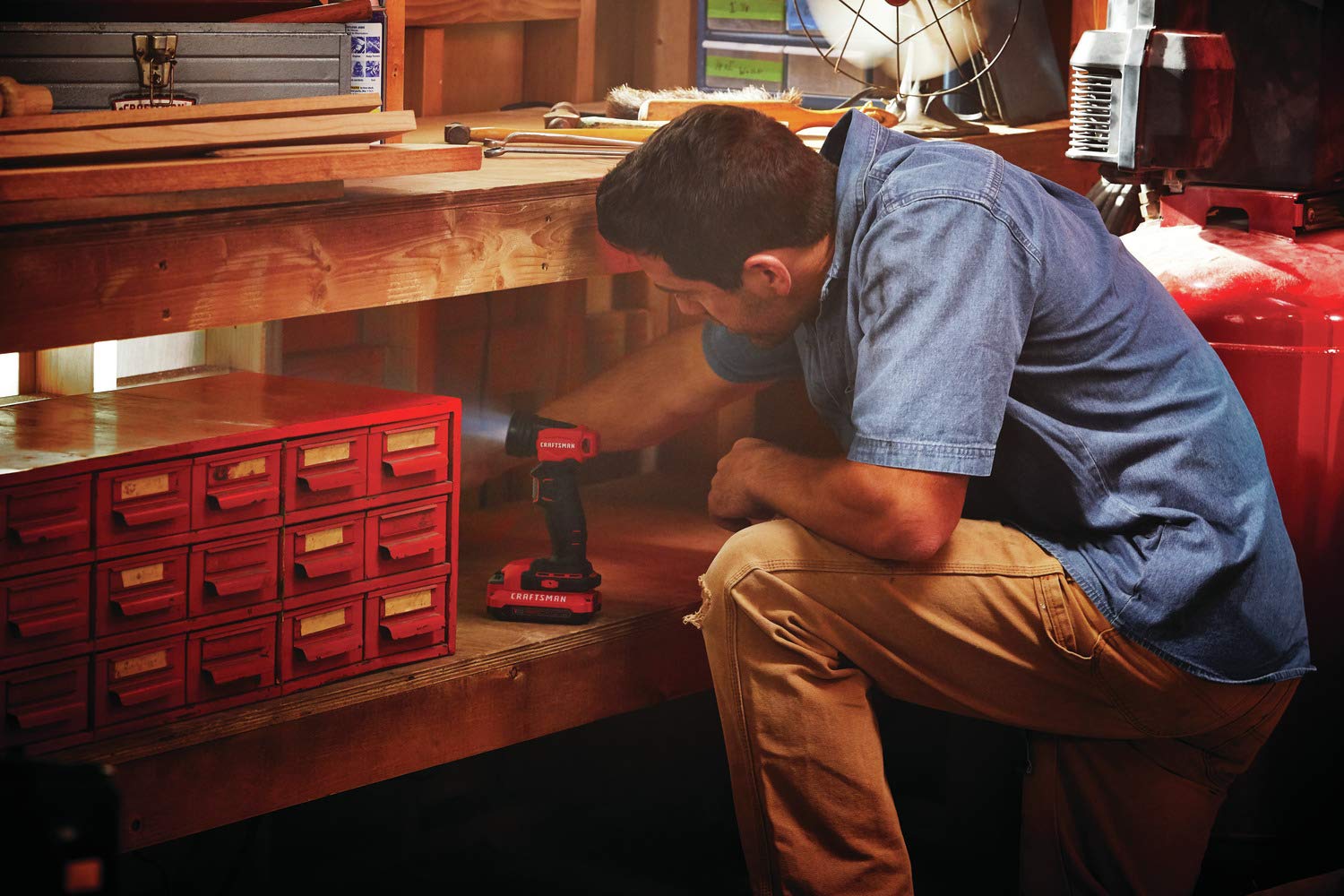 CRAFTSMAN V20 LED Work Light (Tool Only) (CMCL020B)