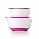 OXO Tot Pink Small & Large Bowl Set