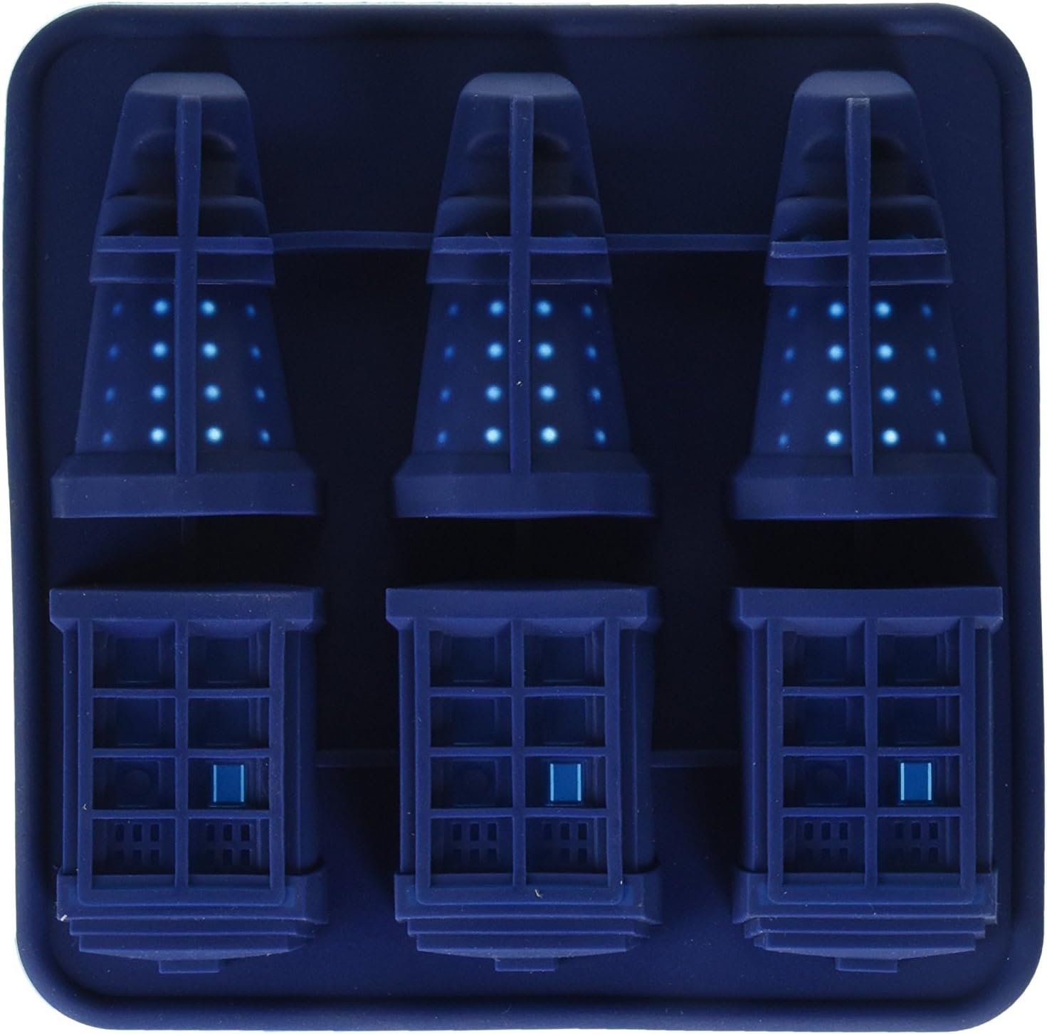 NiceButy Doctor Who Silicone Ice Cube Tray Tardis & Daleks