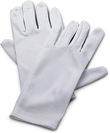 amazon long white gloves