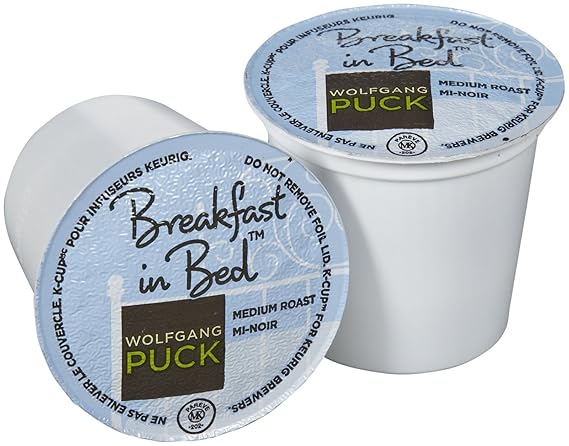 Wolfgang Puck Breakfast In Bed K Cup Coffee 48 Count Amazon Com Grocery Gourmet Food