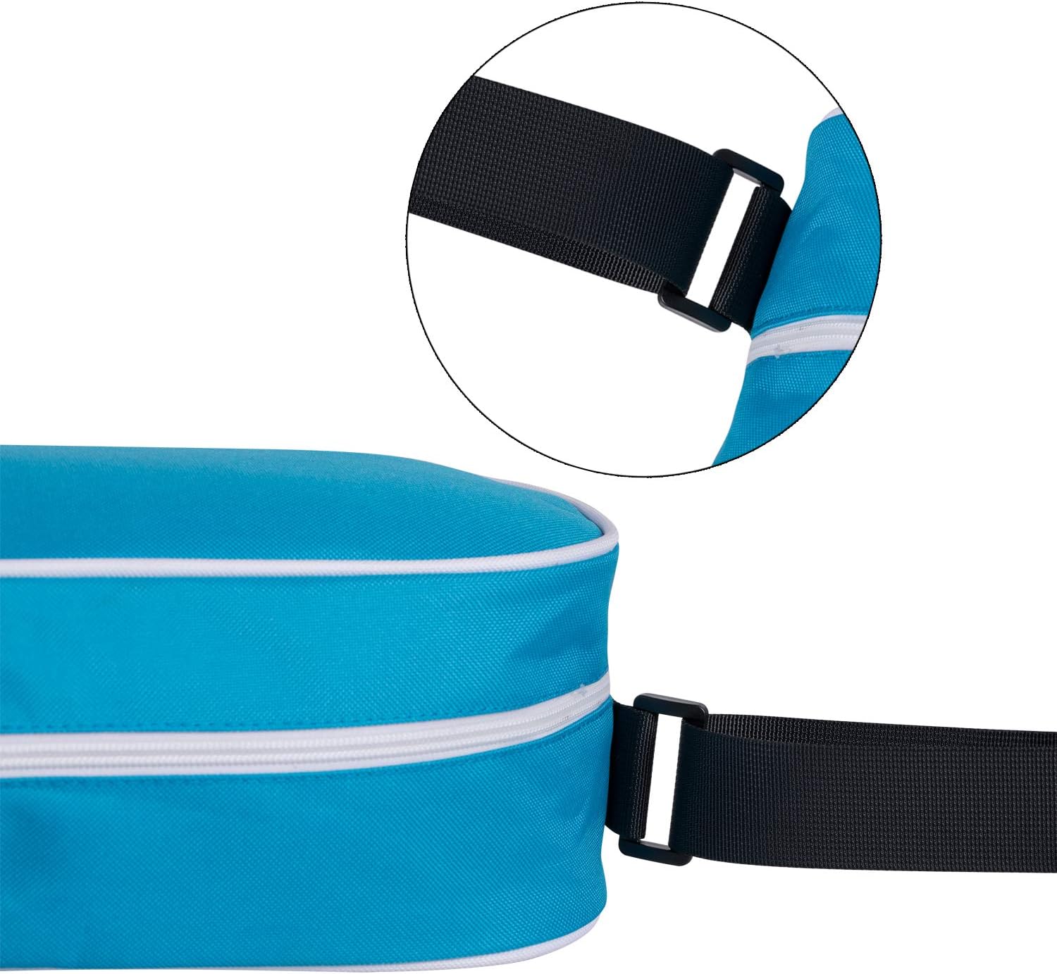 Himal 3 Racquet Tennis-Bag Premium Tennis-Racket-Bag with Protective Pad, Professional or Beginner Tennis Players, Lightweight Tennis Bag for All Ages (Blue) : Sports & Outdoors