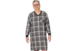 Ovidis Adaptive Nightshirt Pajama Senior Elderly Men - Stewart