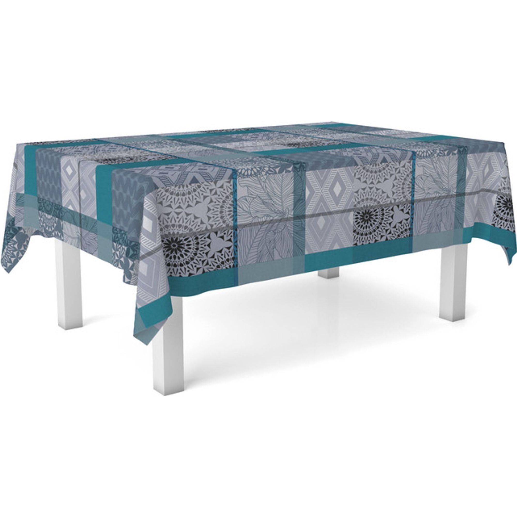 ECOMMERC3 Rectangular Oilcloth Tablecloth Size 200 x 140 cm Style, Durability and Easy Cleaning for Your Table – Stain-Resistant and Waterproof Oilcloth Tablecloth