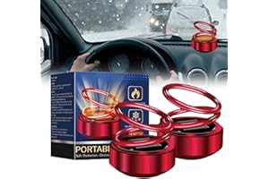 BOOMY LINS Automotive heaters, 2025 new solar heated fan defroster, 2.36’ defogger, quick heat, windshield defogger, portable vehicle de-icing, snow removal unit (2PCS)