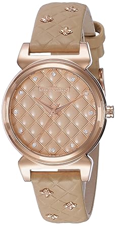 Giordano Analog Rose Gold Dial Womens Watch - 2794-07