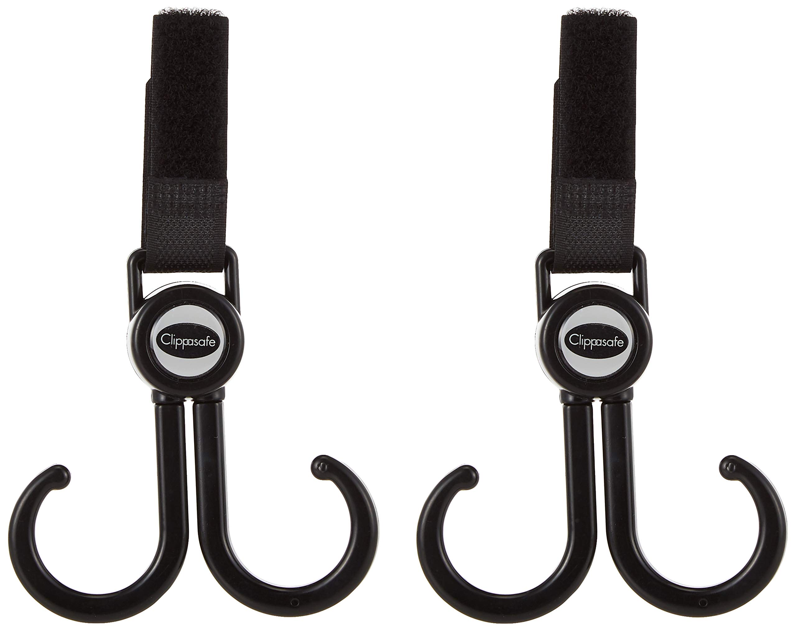 Clippasafe Travel Kits - Stroller Bag Hooks (2 Pack) - New