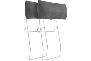 LINSY HOME Sofa Headrest Module for Modular Sectional Sofa, Extend The Backrest, Tailor-Made for Rubik Modular Couch, High Back Sectional Sofa, Metal Frame, 2 Pieces, Dark Grey
