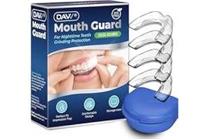 DAVV Mouth Guard for Clenching Teeth (4 Piece Set)