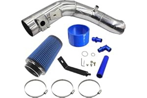 OBUYTO 4-Inch Tube Cold Air Intake Kit Compatible for Ford F-250 F-350 F-450 F-550 Powerstroke 6.0L 2003-2007 (Blue)
