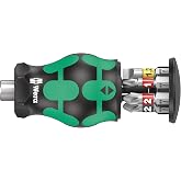 Wera 05008873001 Kraftform Kompakt Stubby magazine 1, 6 pieces