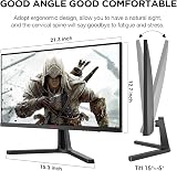 KOORUI 24 inch 165Hz 1ms Full HD Gaming Monitor VA AdaptiveSync HDMI DP VESA view 3