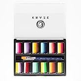 Kraze FX Professional Face Painting Split Cake Palette, Water Activated, Hypoallergenic, Safe, Non Toxic Halloween Party Makeup Face Paint Kit for Kids & Adults (Flower Bouquet)