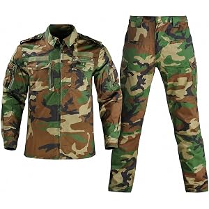 LDZDGD Men’s Outdoor Utility Shirt and Cargo Pants Set, Long Sleeve Field Jacket Outfit for Hiking Camping Work Training