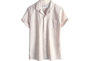 VATPAVE Boys Button Down Shirt Short Sleeve Casual Hawaiian Shirt Cuban Collar Summer Beach Shirts with Pocket