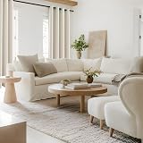MRTREES Beige Blackout Curtains 66 Inch Drop 2 Panels 117x167 cm 46x66 view 6