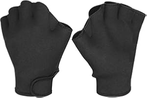 EFANR 1 Pair Swimming Gloves Aquatic Swim Training Gloves Neoprene Webbed Gloves Fitness Water Resistance Glove for Men Women Children Unisex