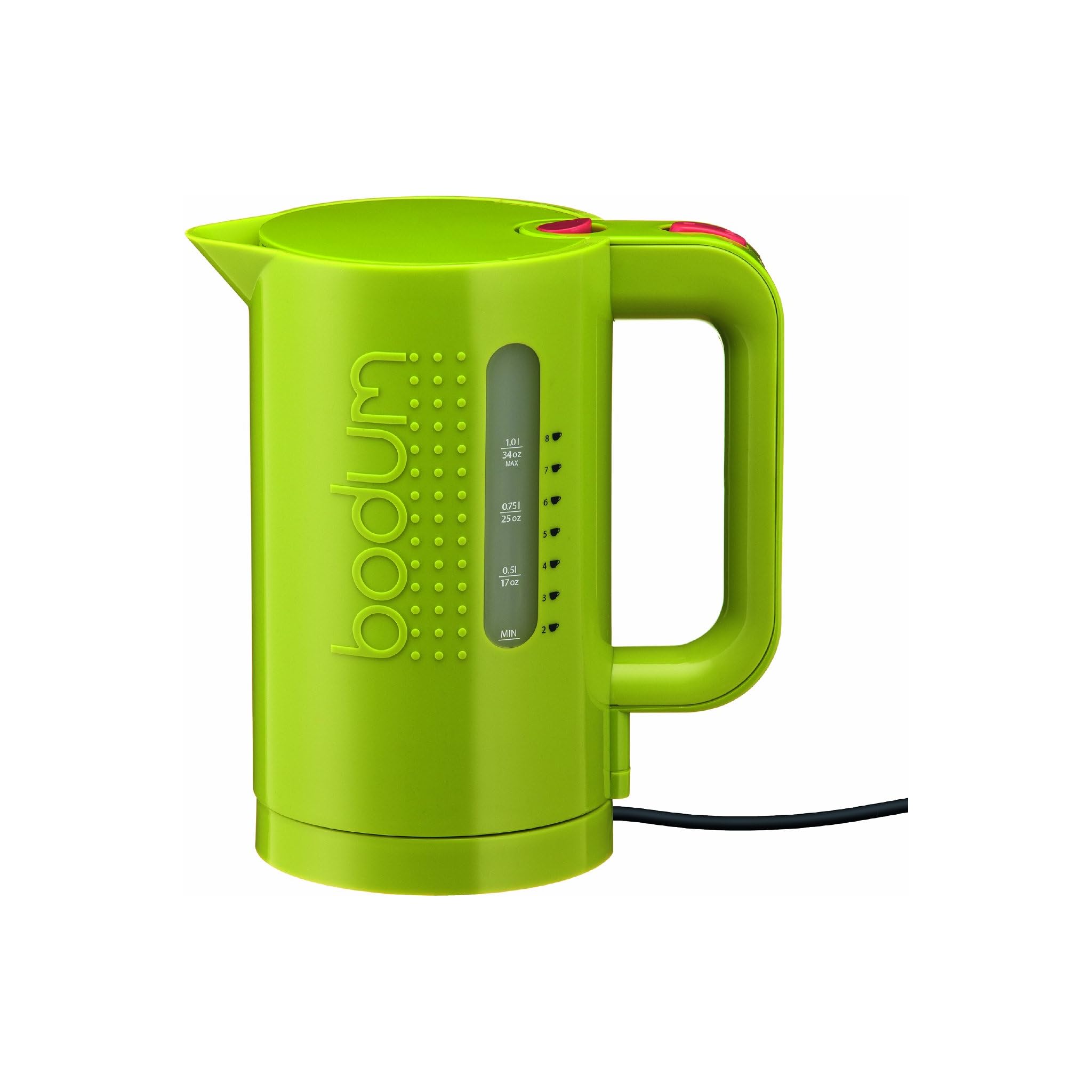Bodum Bistro 1L Electric Kettle Lime Green