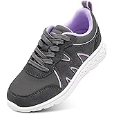 Stelle Kids Sneakers Girls Tennis Shoes Non-Slip Lightweight Breathable Athletic Sports Running Shoes