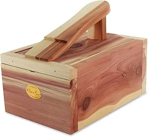 Hangerworld Caja Limpiabotas con Reposapiés Madera de Cedro Antipolilla Cuida tu Calzado