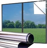 Lifetree Reflective One Way Window Film Privacy Blue 44.5x200cm