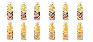 LUV BOX - Variety Tropicana Juice Pack 10oz Plastic Bottle, 12 Per Case, Tropicana Orange Juice,Tropicana Apple Juice