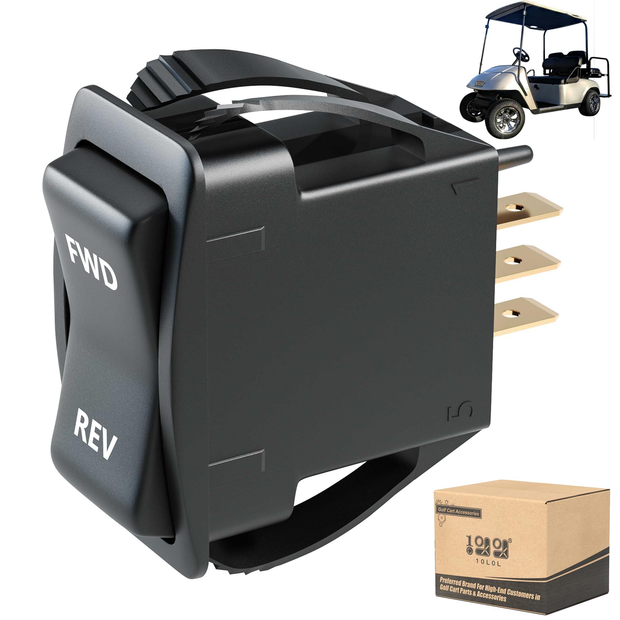 10L0L 48V Forward Reverse FWD REV Switch for EZGO TXT PDS (Models Above 2003) Golf Cart, Replacement Part 74323G01, 74323-G01