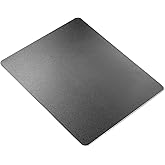 Vaydeer Hard Metal Mouse Pad for Desk Black Metal Aluminum Mouse Pad Mat Smooth Magic Ultra Thin Double Side Mouse Mat Waterproof for Gaming and Office, 9.05X7.08 Inch