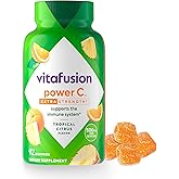 vitafusion Extra Strength Power C Gummy Vitamins, Tropical Citrus Flavored Immune Support (1) Vitamins, 92 Count