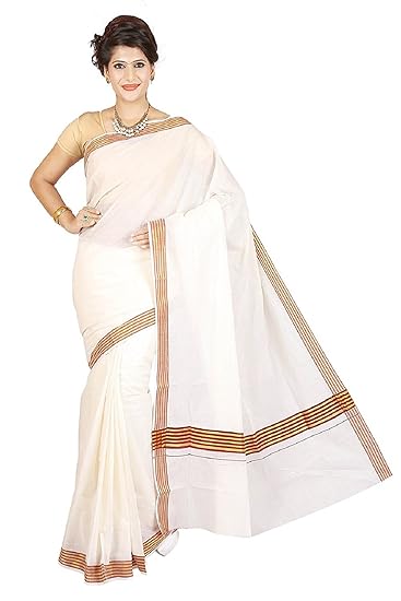 kasavu cotton saree