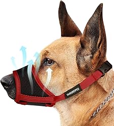 Dog Muzzle, Soft Nylon Muzzle for Small Medium
