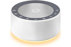 Kipcush Automatic Tibetan Singing Bowl Sound Machine – 7 Authentic Himalayan Tones, 7-Color Night Light, Touch Control & Time