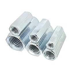 NIDAYE 10 Packs 5/16"-18 Rod Coupling Nuts, Metric