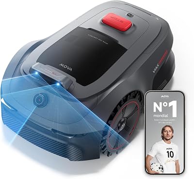 ViAX 500 Robot Tondeuse sans Fil périphérique,LiDAR 360°&Double Vision