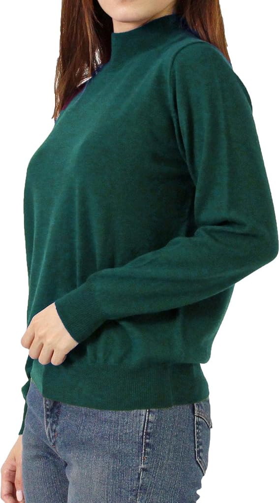 Amazon メリノウール100 ハイネックセーター レディース ニット 洗える 18色 セーター 通販