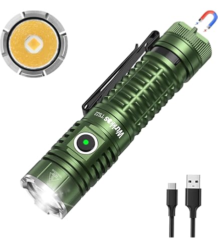 ThruNite T2 LED Rechargeable Flashlight, High 3757 Lumens